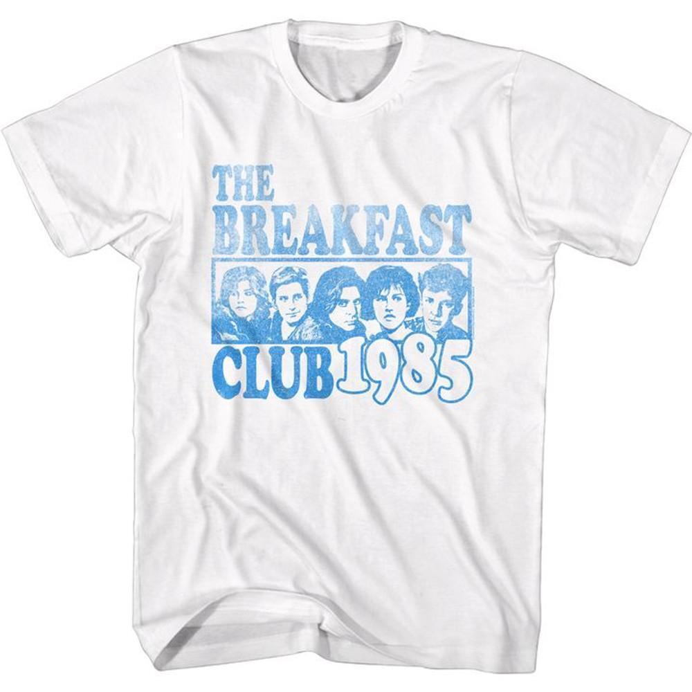 Breakfast Club Blue Ink Box White Adult T Shirt